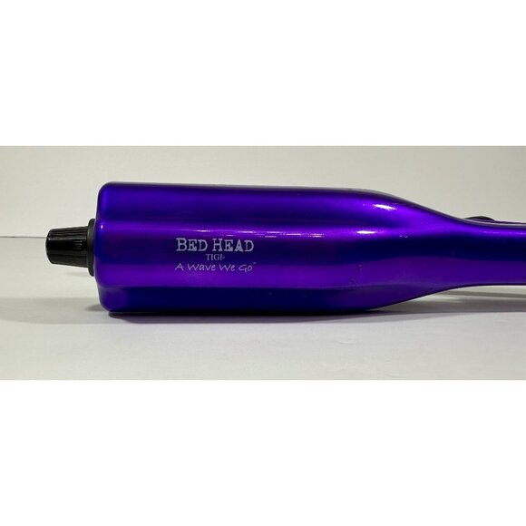 Bed Head TIGI A Wave We Go Adjustable Hair Waver Iron Purple With Silver Barrels - Picture 4 of 16